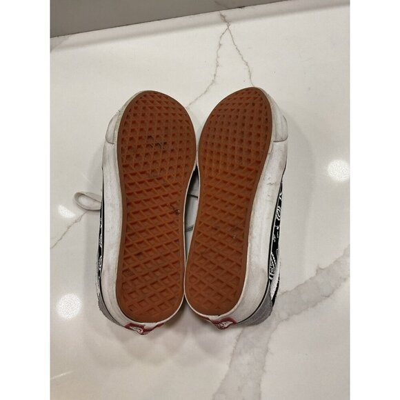 Vans Paisley Grey Suede Uni-Sex Shoes Size M 7 W 8.5 - Picture 5 of 7